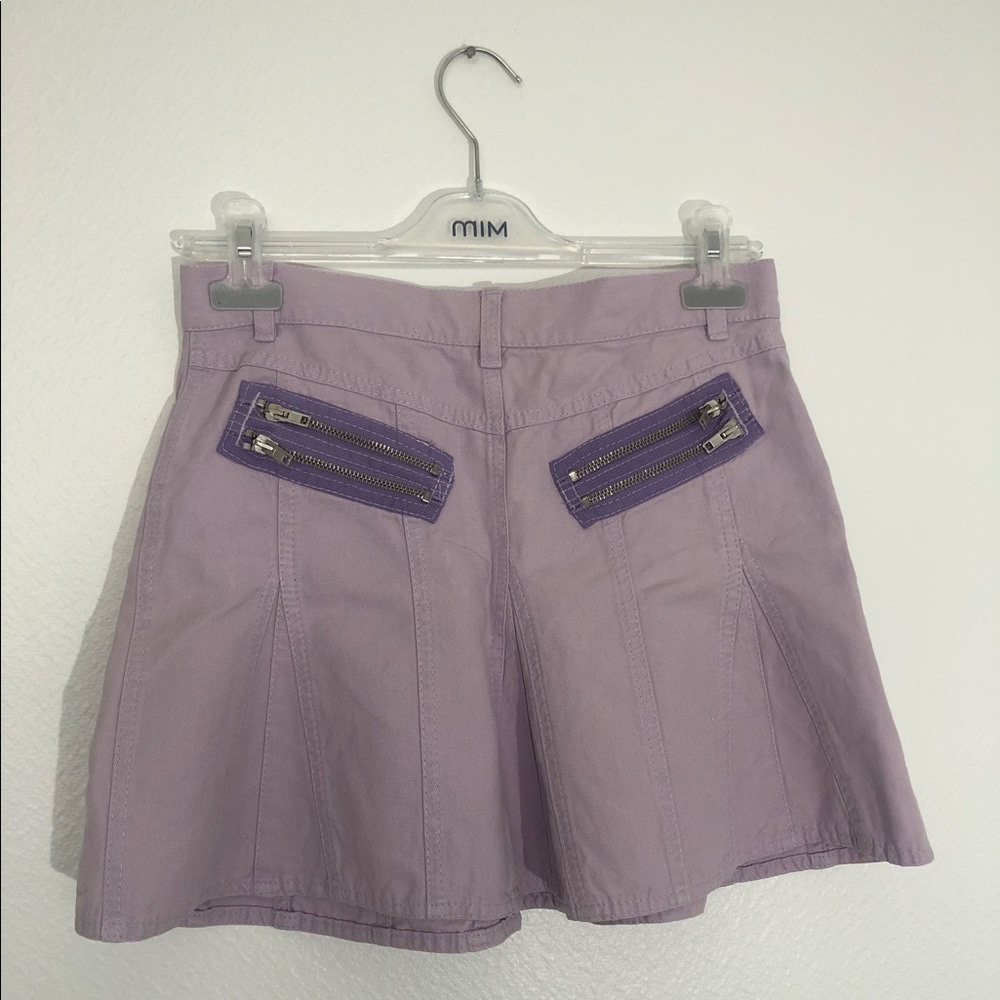 Chloe purple mini skirt